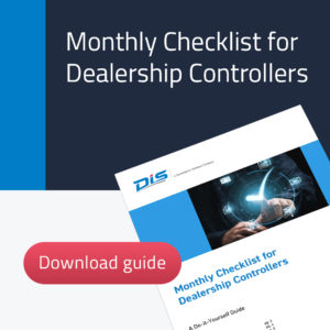 dis - monthly checklist for dealership controllers banner