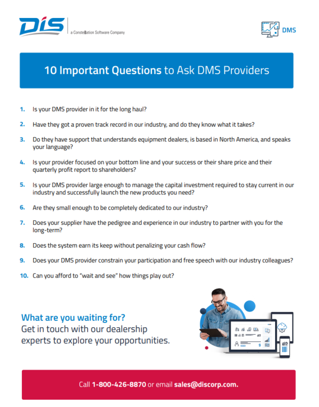 10 Important Questions to Ask DMS Providers [PDF] - DIS
