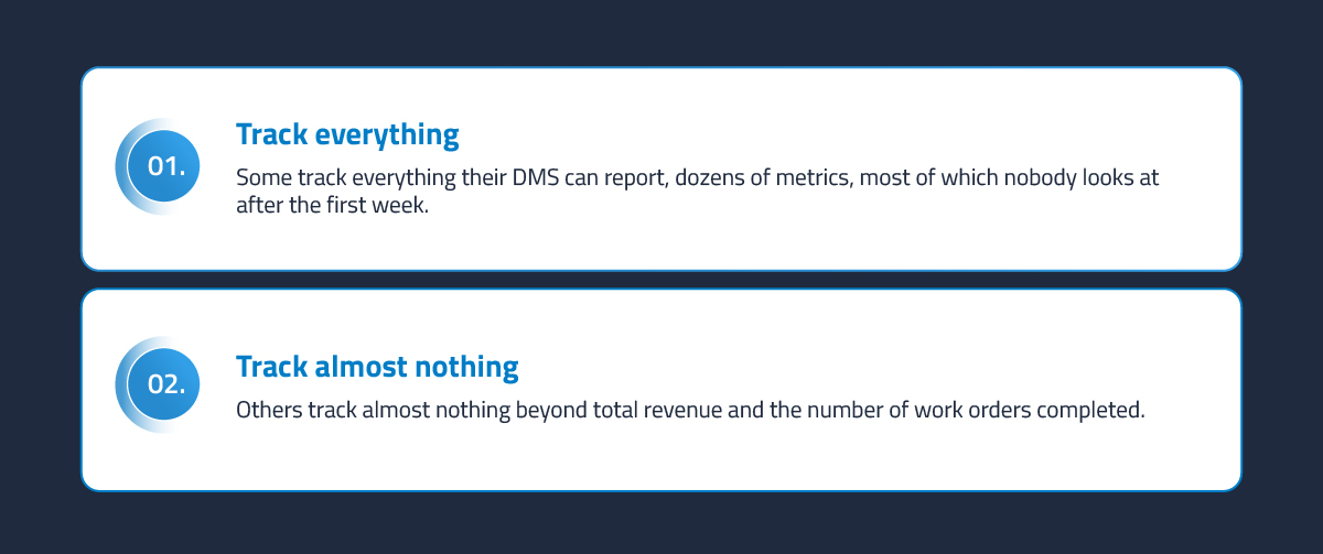 Why Most Dealers Track Too Many (or Too Few) Metrics